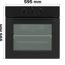 Four à chaleur tournante 69 L NNTFO69EU, noir