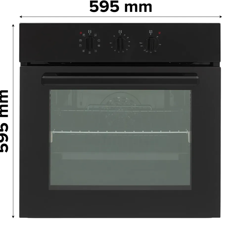 Four à chaleur tournante 69 L NNTFO69EU, noir