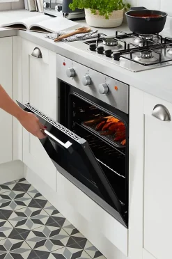 Four à chaleur tournante 60L Cooke & Lewis CLCSB60, argent