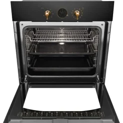 Four multifonction - Catalyse - AMICA - ED17319B RETRO - Noir - 59,5 x 59,5 x 57 cm