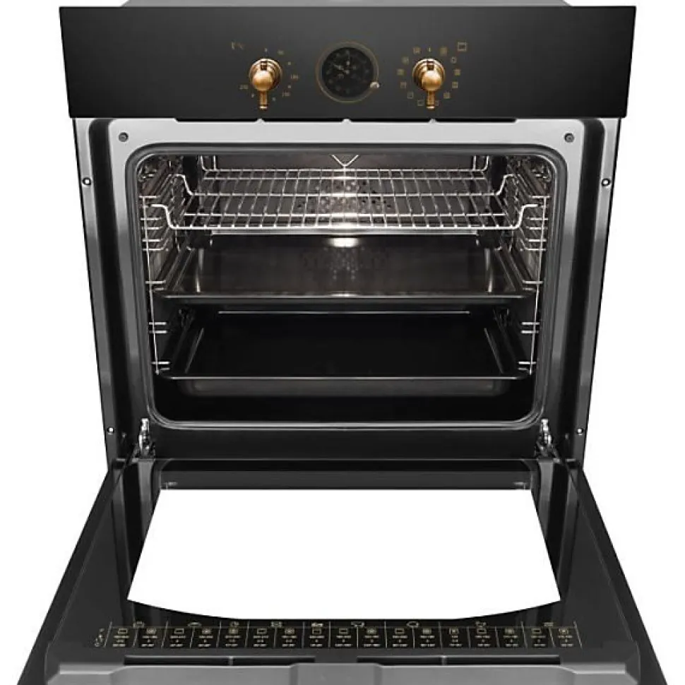 Four multifonction - Catalyse - AMICA - ED17319B RETRO - Noir - 59,5 x 59,5 x 57 cm