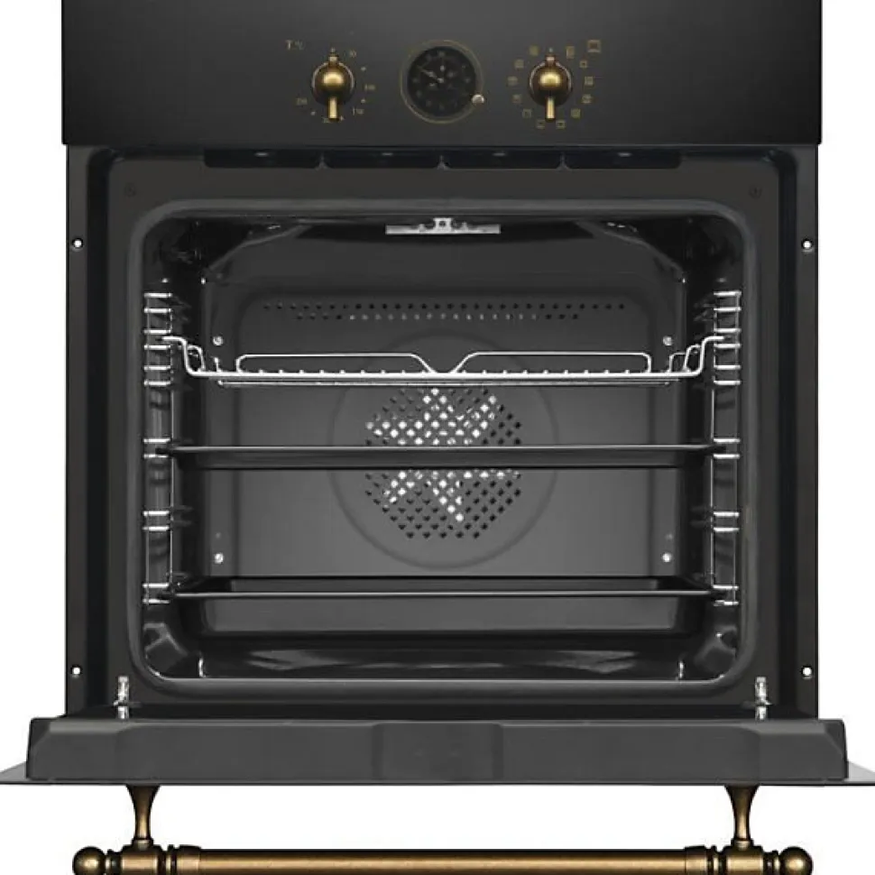 Four multifonction - Catalyse - AMICA - ED17319B RETRO - Noir - 59,5 x 59,5 x 57 cm