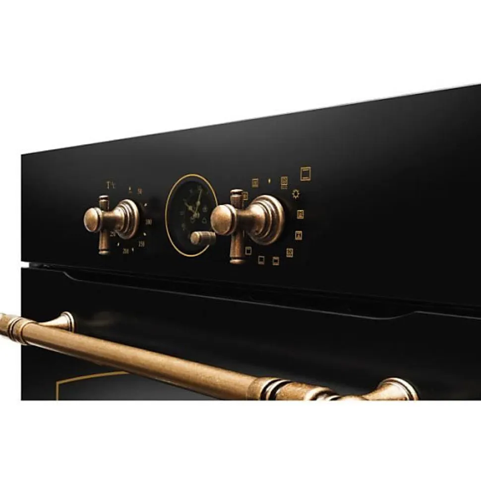 Four multifonction - Catalyse - AMICA - ED17319B RETRO - Noir - 59,5 x 59,5 x 57 cm