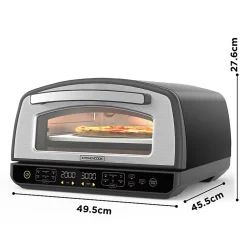Four à Pizza D'intérieur 2000w Avec Fenêtre Kpizza De Kitchencook