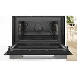 Four combiné micro-ondes Encastrable Softclose - BOSCH SER8 CMG7241B1 Noir - Vol four 45l - 16 modes cuissons - 455 x 594 x 548