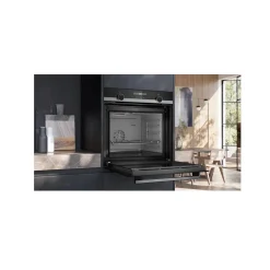 Four ecoclean Softclose - SIEMENS IQ500 - HB557GBS3F - Noir - 7 modes de cuisson - 59,5 x 59,4 x 54,8 cm