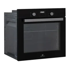 Four encastrable catalyse - chaleur pulsée - CONTINENTAL EDISON - F80CBIX - Noir et inox - L59,5 x H59,6 x P 54,68cm
