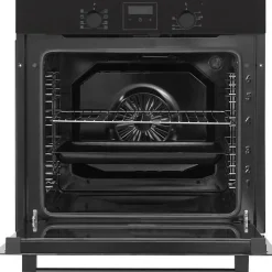 Four encastrable Continental Edison F80CBP 80 L Noir catalyse chaleur pulsée programmateur digital 59,5x59,5x56,5 cm