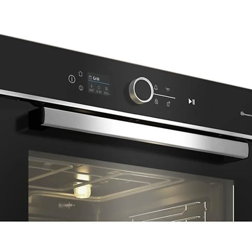 Four encastrable multifonction - Pyrolyse - BEKO - BBIM13500XPSW - Inox / Noir - Porte froide - 59,4 x 56,7 x 59,5 cm