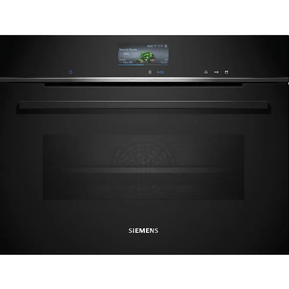 Four intégrable combi vapeur 47l 60cm a+ hydrolyse noir Siemens CS736G1B1