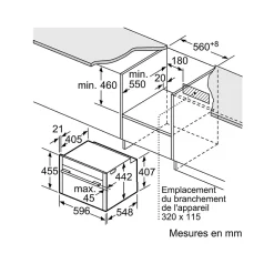 Four intégrable combi vapeur 47l 60cm a+ ecoclean noir Neff C24FS31N0