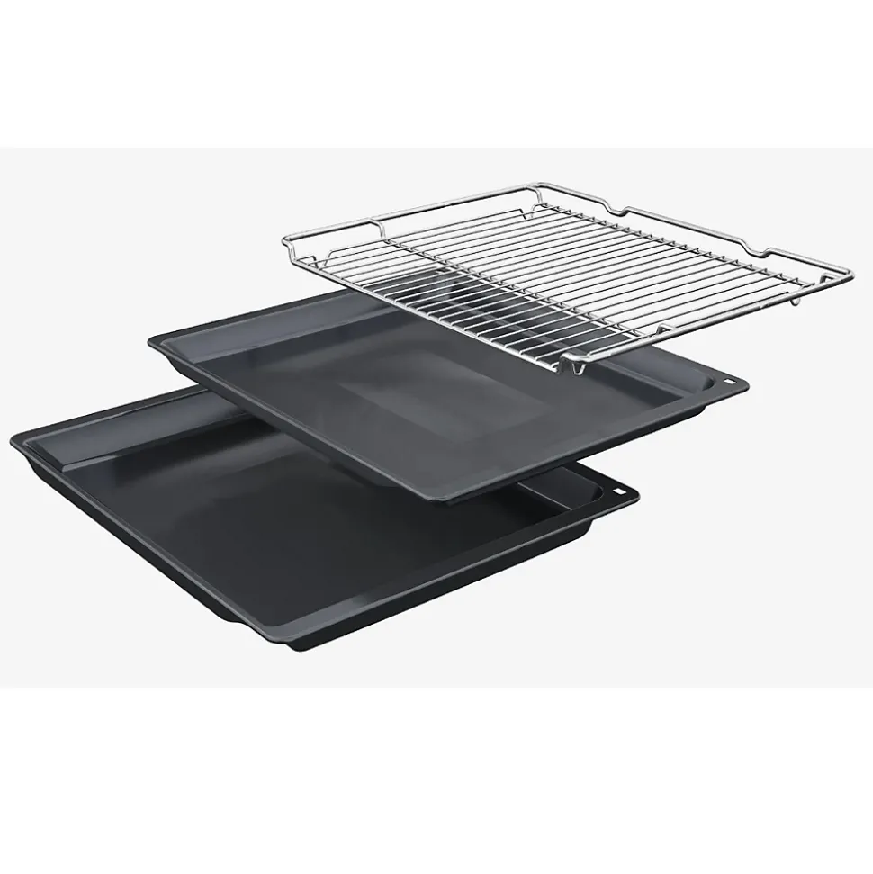 Four intégrable combi vapeur 71l 60cm a+ pyrolyse noir Bosch HRG7764B1