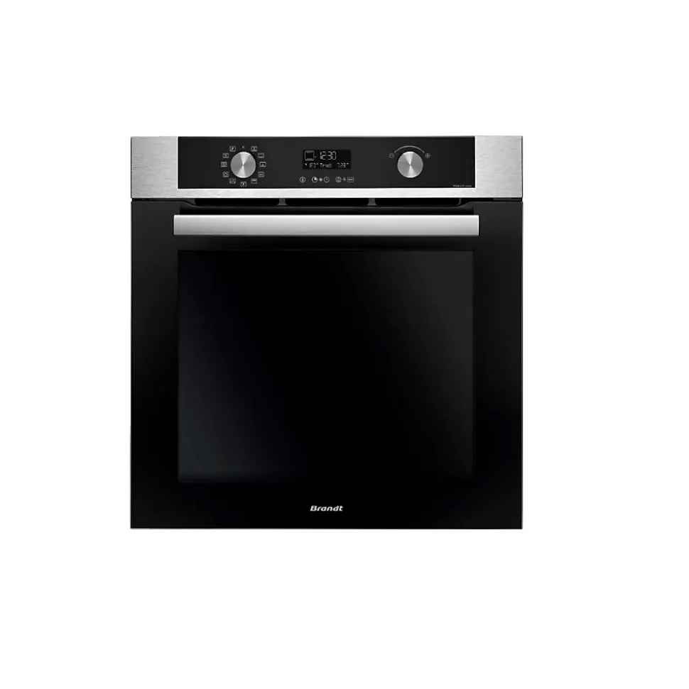 Four intégrable multifonction 71l 59cm pyrolyse inox Brandt BOP5337X