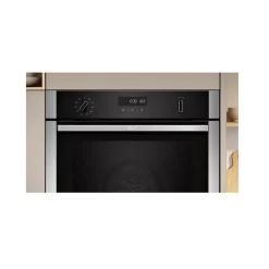 Four intégrable multifonction 71l 60cm pyrolyse + hydrolyse noir/inox Neff B6ACH7AN3F n50