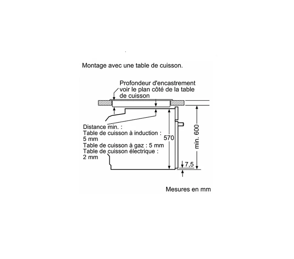 Four intégrable multifonction 71l 60cm pyrolyse inox Neff B2ACJ7AN3F n30