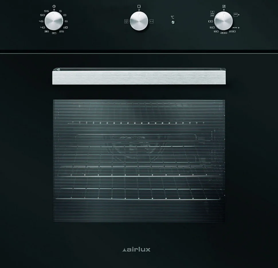 Four intégrable multifonction 60l 60cm gaz naturel catalyse noir Airlux AFSCW21BKN stylish gaz