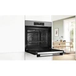 Four intégrable multifonction 71l 60cm pyrolyse et hydrolyse inox Bosch HBA171BS4F serie 2