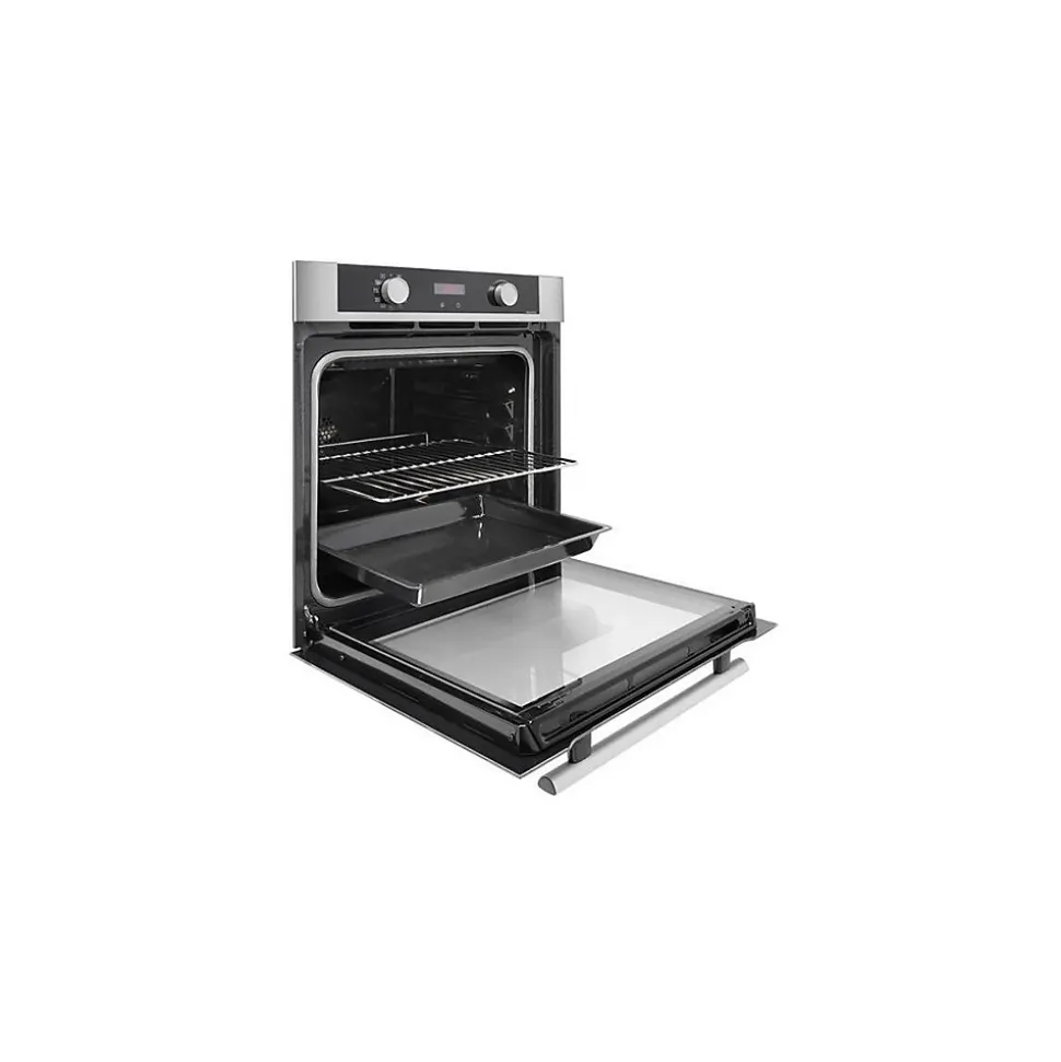 Four intégrable multifonction 67l 60cm pyrolyse inox Brandt BOP2112X