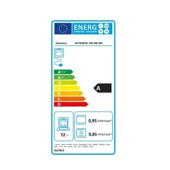 Four intégrable multifonction 72l 60cm catalyse noir Electrolux EOF3C40TH1 série 600 surroundcook