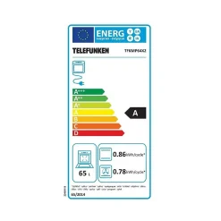 Four intégrable multifonction 65l 56.5cm pyrolyse inox Telefunken TFKMP64X2