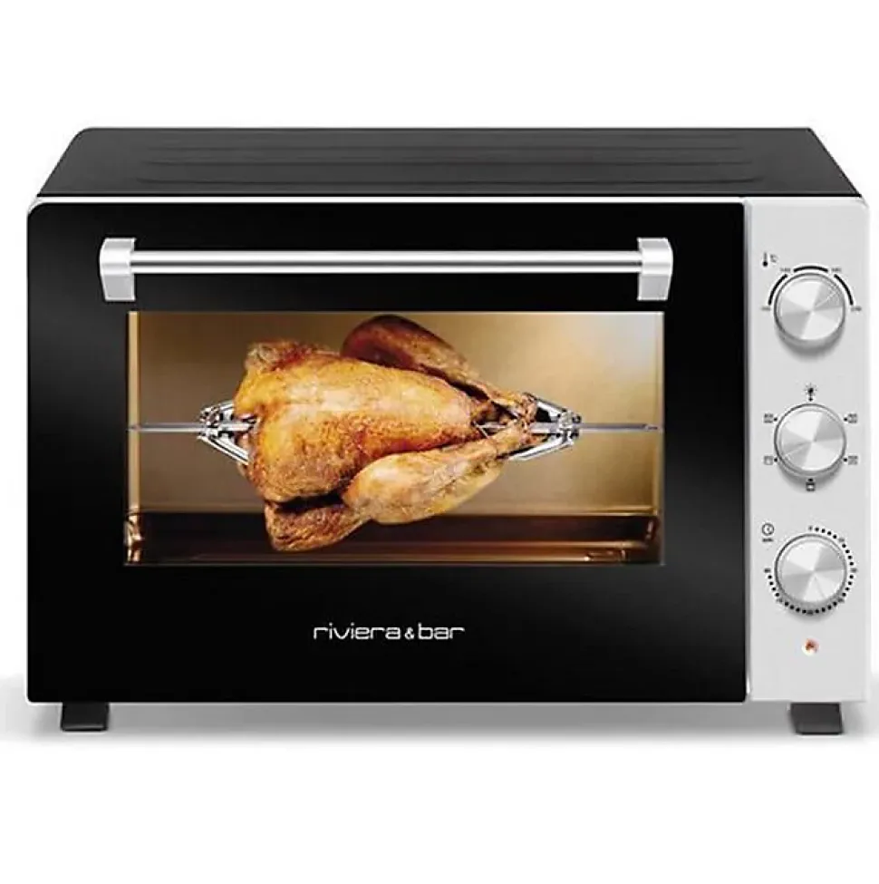 Four électrique avec grill - RIVIERA ET BAR QFR300 - 30 Litres - Température variable - Noir
