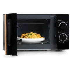 Four micro-ondes DOMO DO2820 - 20L - 700W - Minuterie 35mn - Fonction décongélation - L44 x P35,8 x H 25,8 cm - Noir finition