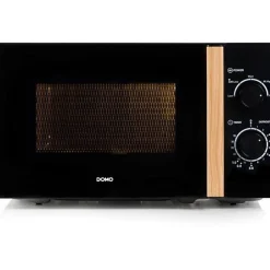 Four micro-ondes DOMO DO2820 - 20L - 700W - Minuterie 35mn - Fonction décongélation - L44 x P35,8 x H 25,8 cm - Noir finition
