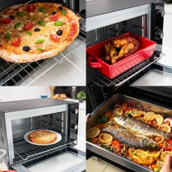 Four multifonction chaleur tournante 58l 2000w noir Kitchen Move BAT-58RC arizona