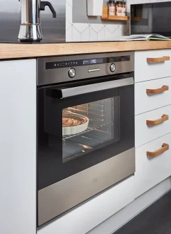 Four multifonctions nettoyage catalyse Cooke & Lewis CLMFSTa 70L argent