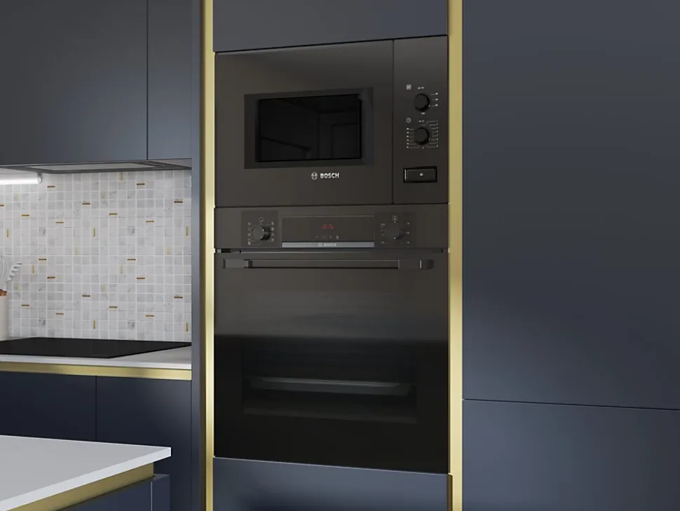 Four nettoyage pyrolyse Bosch HBA573BA0 71L noir