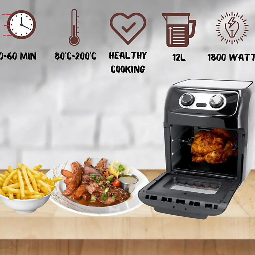 Four XXL 12en1 1800W 12L Noir Just Perfecto JL-07