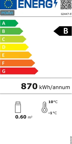 Frigo Boisson Vitré Noir 307 L - Polar