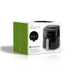 Friteuse à air chaud Air fryer Numérique 4,5L sans huile 1800W NEDIS