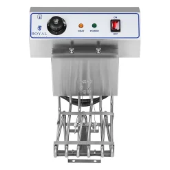 Friteuse acier inox 1 bac 10 argente Helloshop26