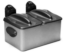 Friteuse double et mixte 2x3.5l inox Frifri F1968