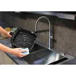 Friteuse Electrique a Air Chaud - MEDION - 50072999 - 2150 W - Ecran tactile - 9 programmes - Noir