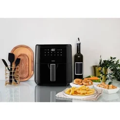 Friteuse Electrique a Air Chaud - MEDION - 50072999 - 2150 W - Ecran tactile - 9 programmes - Noir