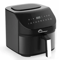 Friteuse Electrique diététique - LITTLE BALANCE - Crousty light XL - 7 L - 1600 W - 10 programmes - Noir