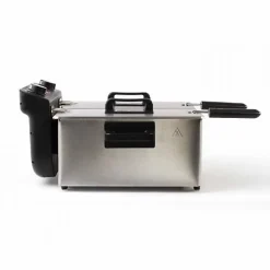 Friteuse Electrique double LIVOO DOC217 - 2 x 3 L - Inox 3300W - Noir + Gris