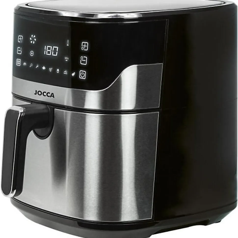 Friteuse Electrique sans huile - JOCCA - 2192 - 6,5L - 1600 W - 28 x 37 x 31,5 cm - Inox