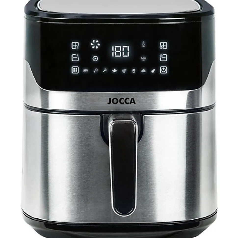 Friteuse Electrique sans huile - JOCCA - 2192 - 6,5L - 1600 W - 28 x 37 x 31,5 cm - Inox