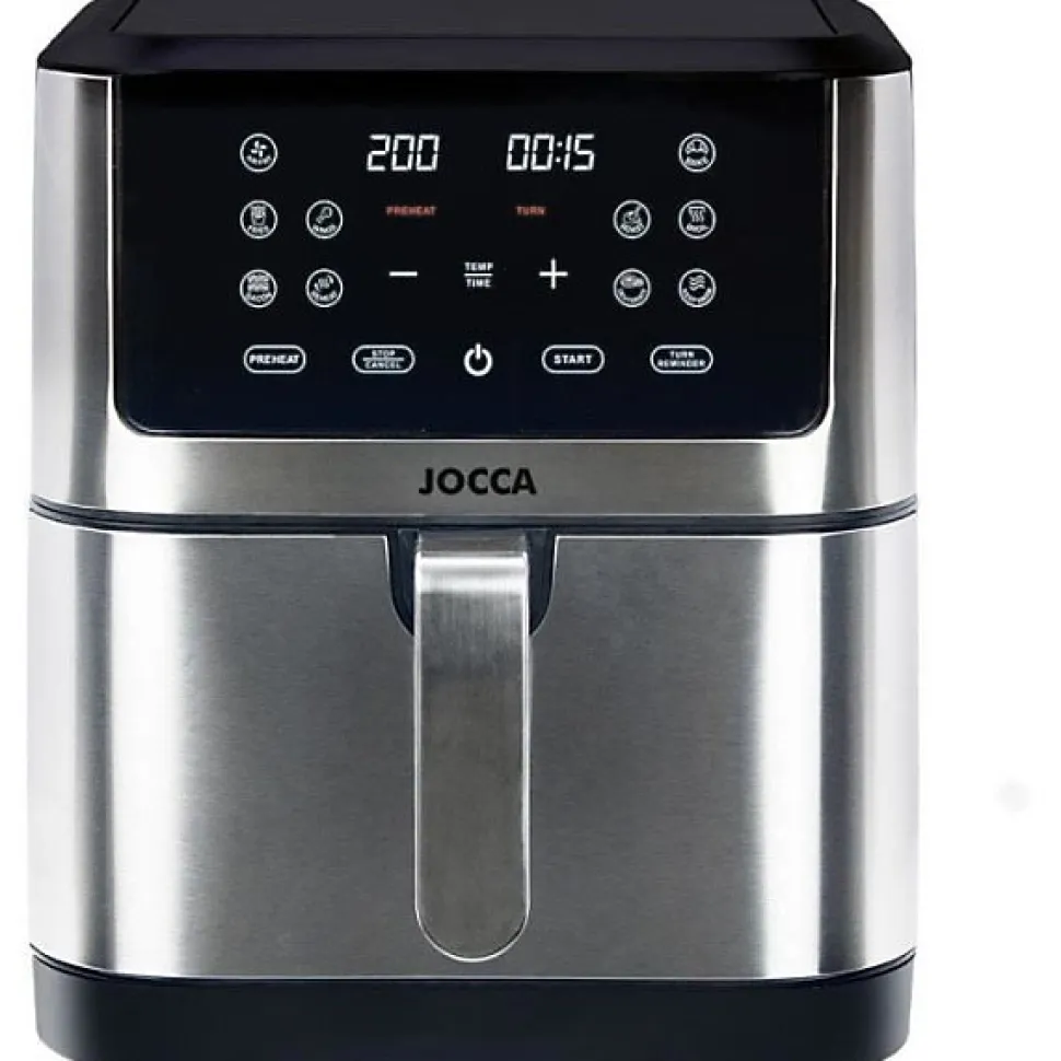 Friteuse Electrique sans huile - JOCCA - 2193 - 8L - 1800 W - 30,3 x 38,3 x 35,1 cm - Acier inoxydable