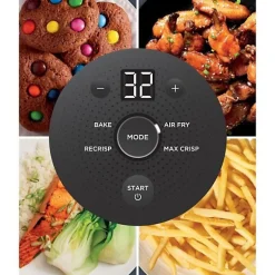 Friteuse Electrique sans huile portable NINJA - CRISPI - Récipients 1,4L et 3,8L - 4 programmes prédéfinis - 1700W - Bleu