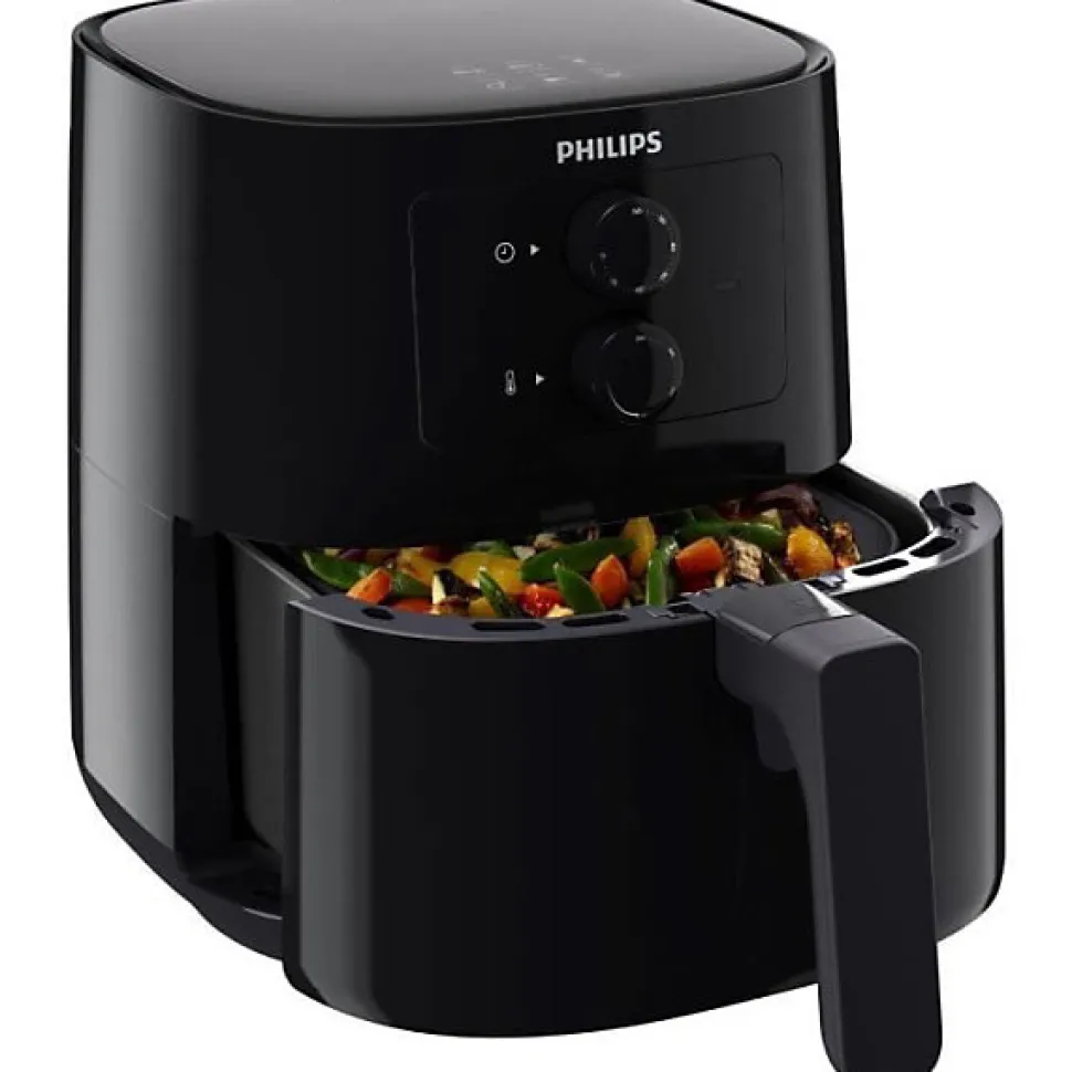 Friteuse Electrique sans huile - PHILIPS - Airfryer HD9200/90 Série 3000 - 4,1L - 4 personnes - 7 préréglages - Noir