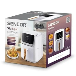 Friteuse Electrique Airfryer - SENCOR - SFR 6551WH - 1600 W - 6,5 L - Blanc