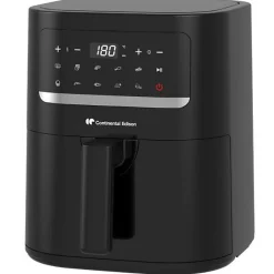 Friteuse Electrique Airfryer - a Air Sans huile CONTINENTAL EDISON - FRSH1400B - 4,5 L - Noir - 1400W