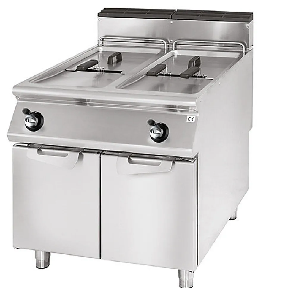 Friteuse Gaz, Capacité 2x 21 Litres - Virtus