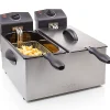 Friteuse inox 2x3l 2x1800w Tristar FR-6937
