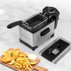 Friteuse 3l Inox Semi Pro Fry Plus Kitchencook