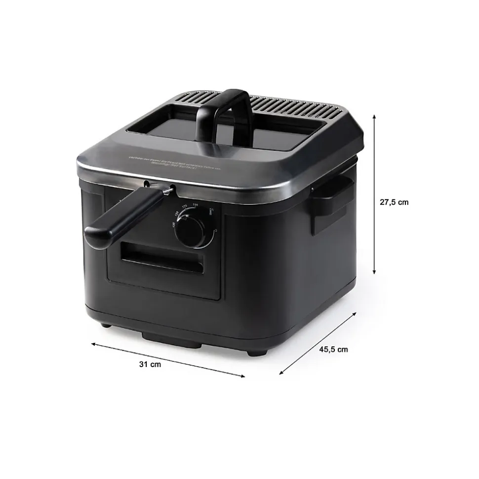 Friteuse 4l 2000w noir Domo DO545FR